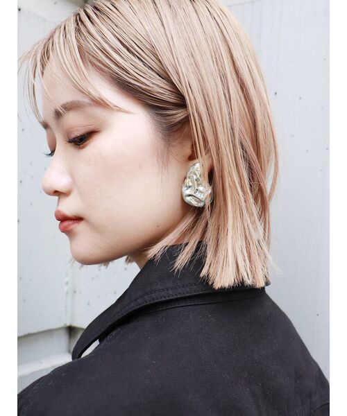 MURUA（ムルーア）の「アシメクラッシュメタルイヤリング（イヤリング・レディース・シルバー/ゴールド・FREE）」の7枚目の写真