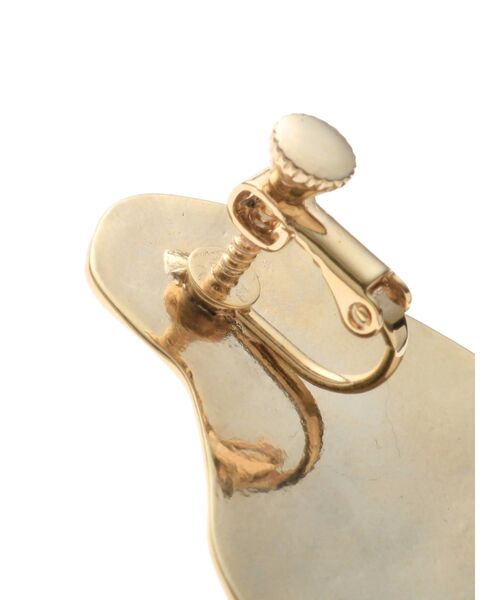 MURUA（ムルーア）の「アシメクラッシュメタルイヤリング（イヤリング・レディース・シルバー/ゴールド・FREE）」の3枚目の写真