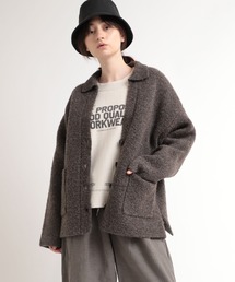 RNA-N | J2034 ブークレーニットジャケット(その他アウター)