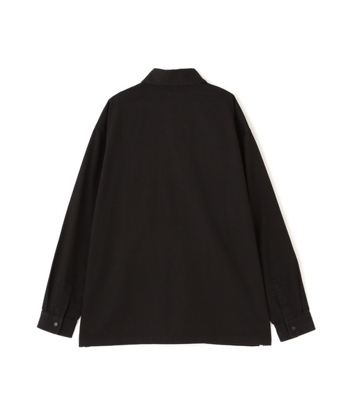 schott(ショット)の「Schott/ショット/HERRINBONE FATIGUE SHIRT/ヘリンボーン ファティーグシャツ(シャツ/ブラウス・メンズ・ブラック/ブラウン・L/XL/M/2XL)」の4枚目の写真