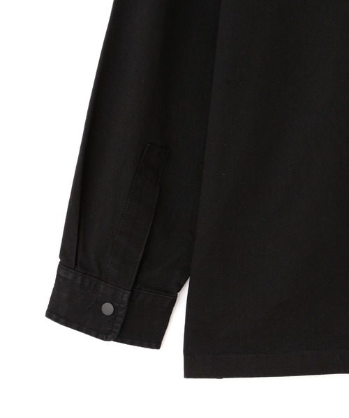 schott(ショット)の「Schott/ショット/HERRINBONE FATIGUE SHIRT/ヘリンボーン ファティーグシャツ(シャツ/ブラウス・メンズ・ブラック/ブラウン・L/XL/M/2XL)」の12枚目の写真
