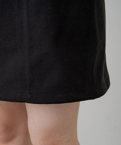 Kastane（カスタネ）の「台形ミニスカート（スカート・レディース・アイボリー/ブラック・FREE）」の17枚目の写真