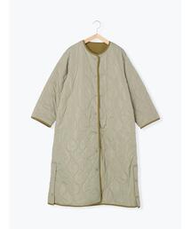 リバーシブルキルトコート
