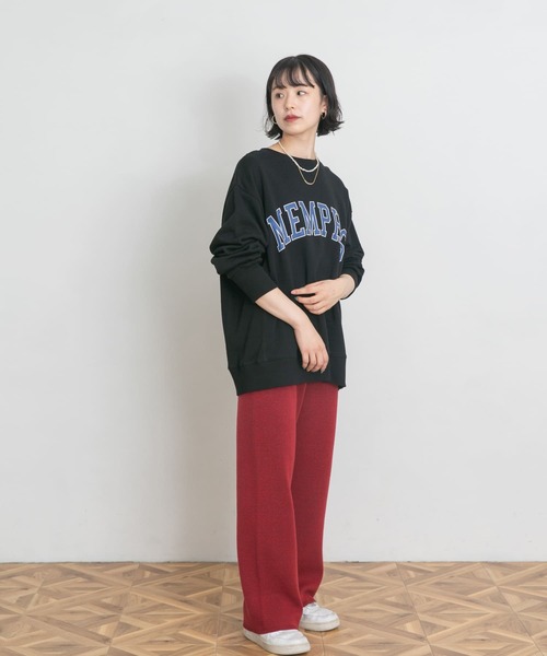 UR Lab.(アーバンリサーチラボ)の「ニットパンツ(その他パンツ・レディース・ブラック/レッド/グリーン・FREE)」の10枚目の写真