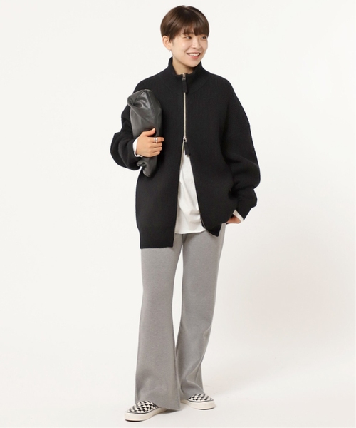 AP STUDIO（エーピーストゥディオ）の「《追加》ジップニットブルゾン