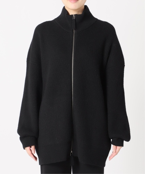 AP STUDIO（エーピーストゥディオ）の「《追加》ジップニットブルゾン