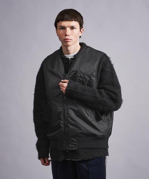 MONKEY TIME（モンキータイム）の「＜monkey time＞ BRSHD MHR PL CARDIGAN/カーディガン（カーディガン/ボレロ・メンズ・ライム/ナチュラル/ブラック・S/M/L）」の20枚目の写真