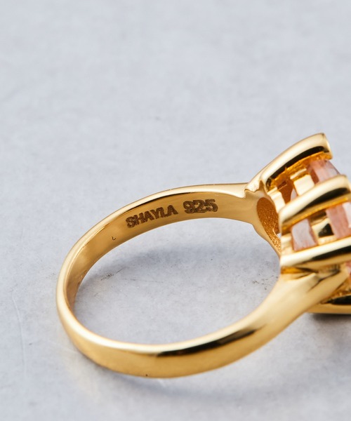 SHYLA（シャイラ）の「【SHYLA（シャイラ）】OVAL CLAW RING/リング（リング・レディース・グリーン/シャンパン・13）」の17枚目の写真