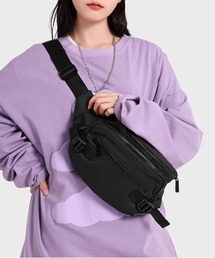 Coo+i（クーイ）の「撥水加工ビッグウエストバッグ（ボディバッグ/ウエストポーチ）」