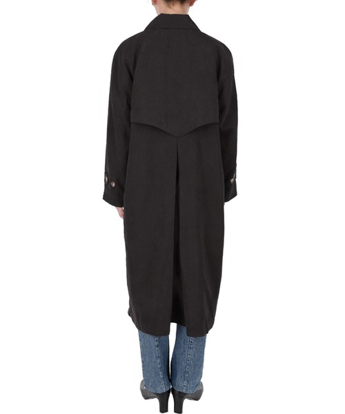 coca(coca)(コカ)の「ピーチスキントレンチコート(トレンチコート・レディース・ダークベージュ/ブラック・SHORT/LONG)」の18枚目の写真