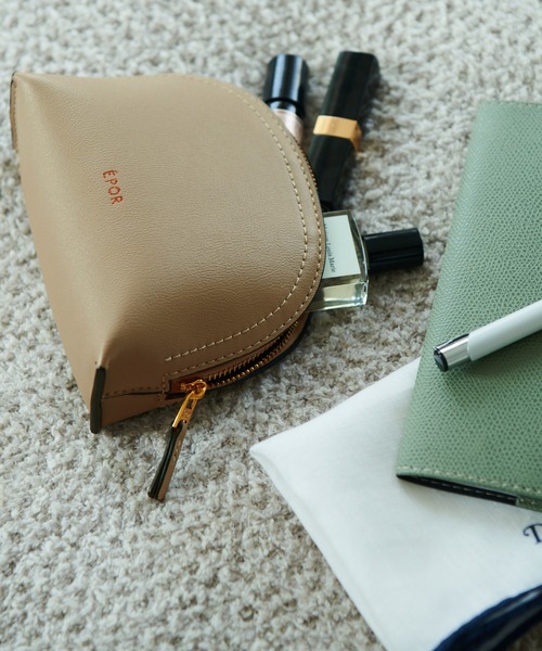 E'POR(エポール)の「【E'POR】SMALL GOODS Pouch/Y BAG Mini対応(ポーチ・レディース・チャコールグレー/ベージュ/ピンク/オレンジ・FREE)」の3枚目の写真