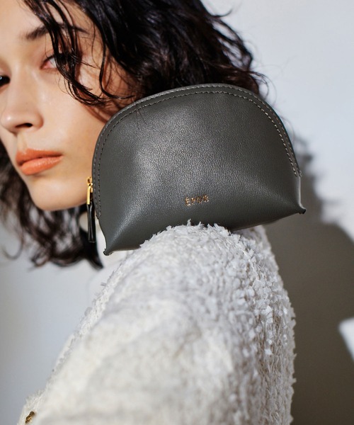 E'POR(エポール)の「【E'POR】SMALL GOODS Pouch/Y BAG Mini対応(ポーチ・レディース・チャコールグレー/ベージュ/ピンク/オレンジ・FREE)」の12枚目の写真