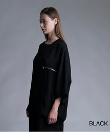 my beautiful landlet | 【my beautiful landlet】DYED CUPRO TAFFETA BIG T-SHIRT(Tシャツ/カットソー)