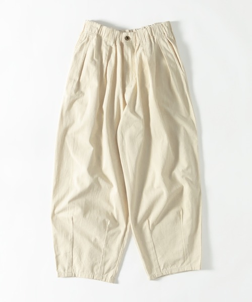 MUHET（ミュエータ）の「タックバルーンパンツ（その他パンツ・レディース・ベージュ/ブラック/カーキ/アイボリー・MEDIUM/SMALL/X-LARGE）」の5枚目の写真