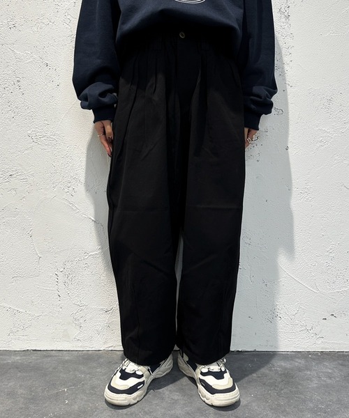 MUHET（ミュエータ）の「タックバルーンパンツ（その他パンツ・レディース・ベージュ/ブラック/カーキ/アイボリー・MEDIUM/SMALL/X-LARGE）」の17枚目の写真