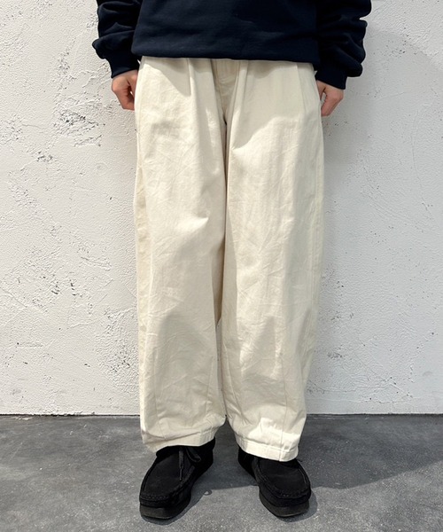 MUHET（ミュエータ）の「タックバルーンパンツ（その他パンツ・レディース・ベージュ/ブラック/カーキ/アイボリー・MEDIUM/SMALL/X-LARGE）」の19枚目の写真