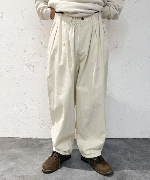 MUHET（ミュエータ）の「タックバルーンパンツ（その他パンツ・レディース・ベージュ/ブラック/カーキ/アイボリー・MEDIUM/SMALL/X-LARGE）」の21枚目の写真