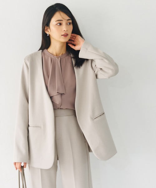 coca(coca)(コカ)の「ダンボールジャケット(その他アウター・レディース・ブラック/グレイッシュベージュ・M/L)」の16枚目の写真