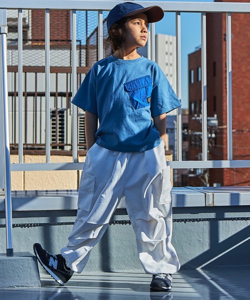 PAIRMANON STREET(ペアマノンストリート)の「【PAIRMANON STREET】【プレミアムコットン100】無地 デザイン胸ポケット半袖Tシャツ(Tシャツ/カットソー・キッズ・ブラック/オレンジ/グリーン/ブルー系その他/ライトベージュ/ホワイト・90/150/120/110/100/130/140)」の16枚目の写真