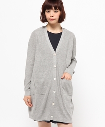 NATURAL BEAUTY BASIC | 片畦ロングカーディガン(カーディガン/ボレロ)