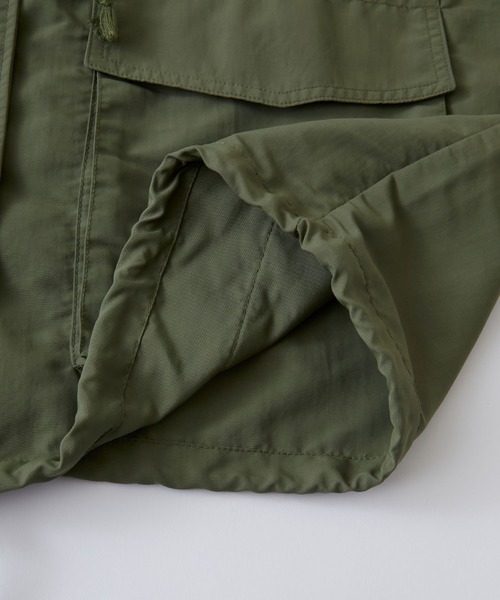 MONO-MART LADY'S(モノマートレディース)の「ハイネックミリタリーナイロンベスト(ベスト・レディース・アイボリー/ブラック/カーキ・FREE)」の17枚目の写真