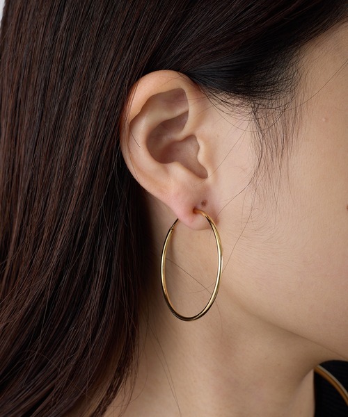 CIAOPANIC TYPY(チャオパニックティピー)の「lilフープイヤリングM(イヤリング・レディース・ゴールド/シルバー・ONE SIZE)」の2枚目の写真