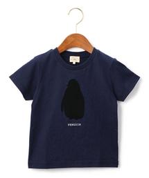 green label relaxing | 【KIDS】テンジク ペンギンプリントTシャツ(Tシャツ/カットソー)