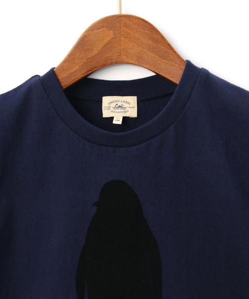 green label relaxing(グリーンレーベルリラクシング)の「【KIDS】テンジク ペンギンプリントTシャツ(Tシャツ/カットソー・キッズ・ネイビー/グレー・115/135/95/125/105)」の4枚目の写真