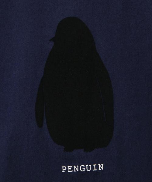 green label relaxing(グリーンレーベルリラクシング)の「【KIDS】テンジク ペンギンプリントTシャツ(Tシャツ/カットソー・キッズ・ネイビー/グレー・115/135/95/125/105)」の7枚目の写真