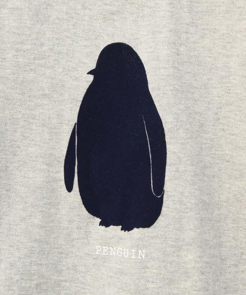 green label relaxing(グリーンレーベルリラクシング)の「【KIDS】テンジク ペンギンプリントTシャツ(Tシャツ/カットソー・キッズ・ネイビー/グレー・115/135/95/125/105)」の9枚目の写真