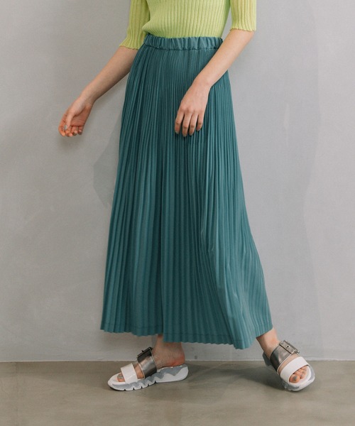 MARECHAL TERRE（マルシャルテル）の「ウォッシャブルプリーツパンツ（その他パンツ・レディース・ブラック/グリーン/ブルー/モカ・MEDIUM）」の13枚目の写真