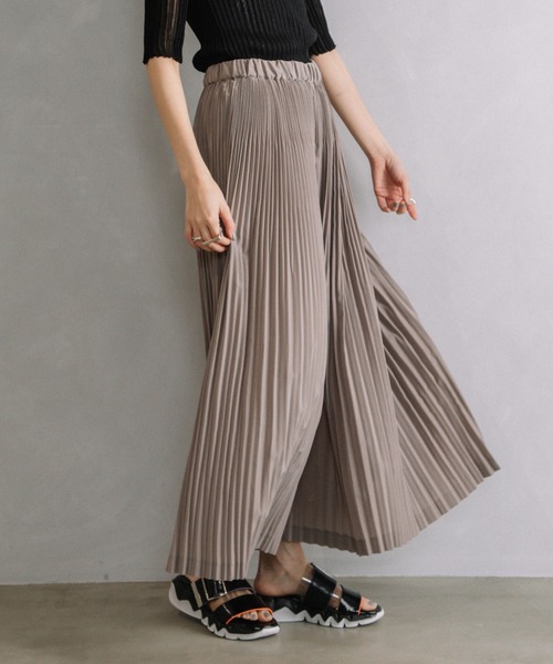 MARECHAL TERRE（マルシャルテル）の「ウォッシャブルプリーツパンツ（その他パンツ・レディース・ブラック/グリーン/ブルー/モカ・MEDIUM）」の20枚目の写真