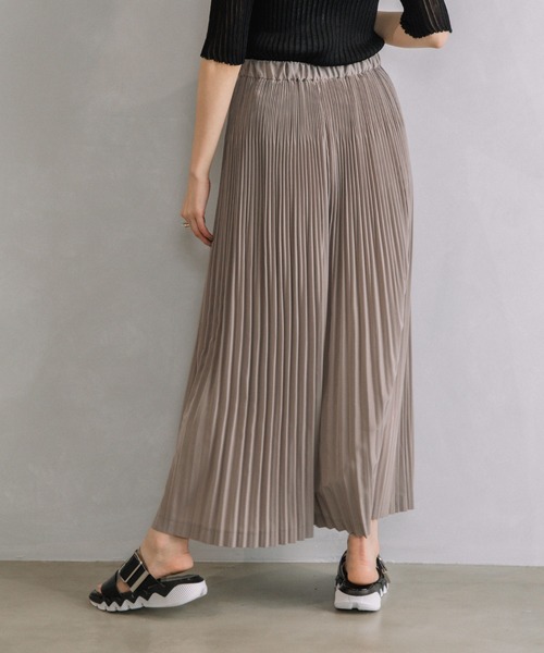 MARECHAL TERRE（マルシャルテル）の「ウォッシャブルプリーツパンツ（その他パンツ・レディース・ブラック/グリーン/ブルー/モカ・MEDIUM）」の21枚目の写真