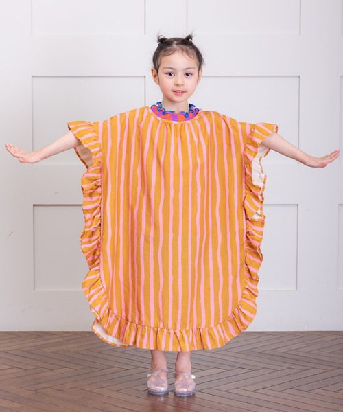 HOGAN RANCH WEAR(ホーガンランチウエア)の「ラウンドフリルワンピース(90~140cm)(ワンピース・キッズ・ブラック/パープル/ピンク・100/110/120/130/140/90)」の9枚目の写真