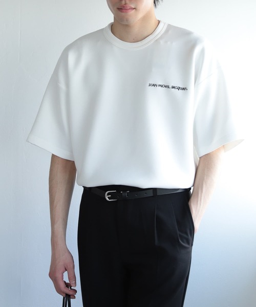 SENSE OF PLACE by URBAN RESEARCH(センスオブプレイスバイアーバンリサーチ)の「『別注』グラフィックアートTシャツ(5分袖)C(Tシャツ/カットソー・メンズ・ブルー/ホワイト/ブラック・MEDIUM/LARGE)」の5枚目の写真