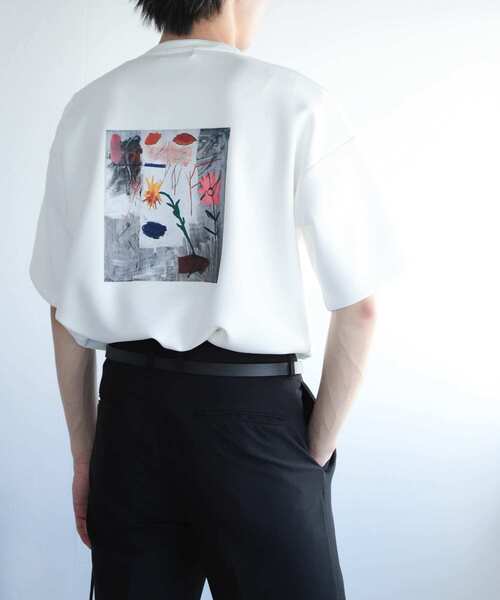 SENSE OF PLACE by URBAN RESEARCH(センスオブプレイスバイアーバンリサーチ)の「『別注』グラフィックアートTシャツ(5分袖)C(Tシャツ/カットソー・メンズ・ブルー/ホワイト/ブラック・MEDIUM/LARGE)」の7枚目の写真