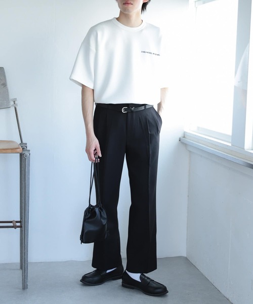 SENSE OF PLACE by URBAN RESEARCH(センスオブプレイスバイアーバンリサーチ)の「『別注』グラフィックアートTシャツ(5分袖)C(Tシャツ/カットソー・メンズ・ブルー/ホワイト/ブラック・MEDIUM/LARGE)」の10枚目の写真