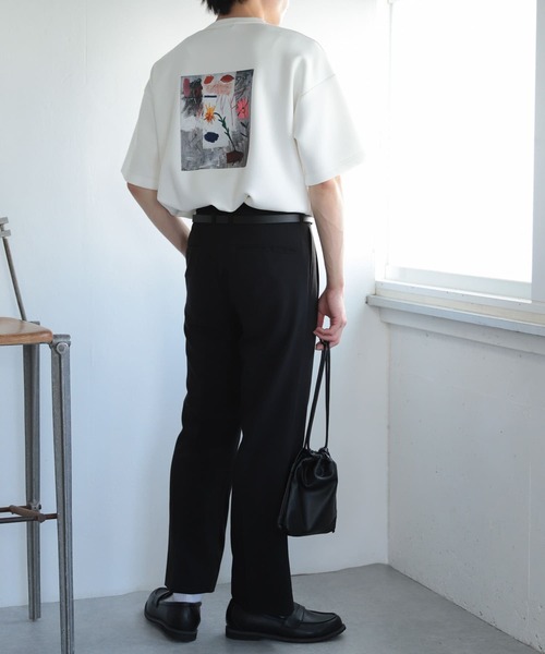 SENSE OF PLACE by URBAN RESEARCH(センスオブプレイスバイアーバンリサーチ)の「『別注』グラフィックアートTシャツ(5分袖)C(Tシャツ/カットソー・メンズ・ブルー/ホワイト/ブラック・MEDIUM/LARGE)」の12枚目の写真