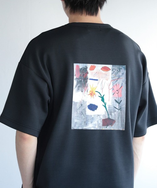 SENSE OF PLACE by URBAN RESEARCH(センスオブプレイスバイアーバンリサーチ)の「『別注』グラフィックアートTシャツ(5分袖)C(Tシャツ/カットソー・メンズ・ブルー/ホワイト/ブラック・MEDIUM/LARGE)」の16枚目の写真