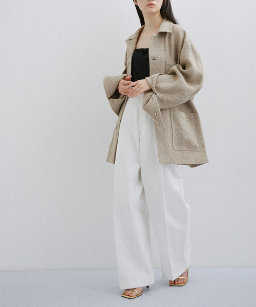アダムエロペ　カバーオールブルゾン　ベージュ新品 ADAM ET ROPE'｜カバーオールブルゾン | Rakuten Fashion(楽天