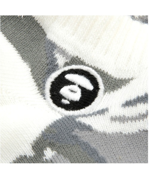 AAPE BY A BATHING APE（エーエイプバイアベイシングエイプ）の「AAPE SOCKS（ソックス/靴下・メンズ・ベージュ系その他6/ホワイト系その他/ブラック系その他・LARGE/SMALL）」の5枚目の写真