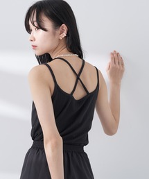 earth music&ecology | バッククロスキャミソール(インナーウェア/肌着)