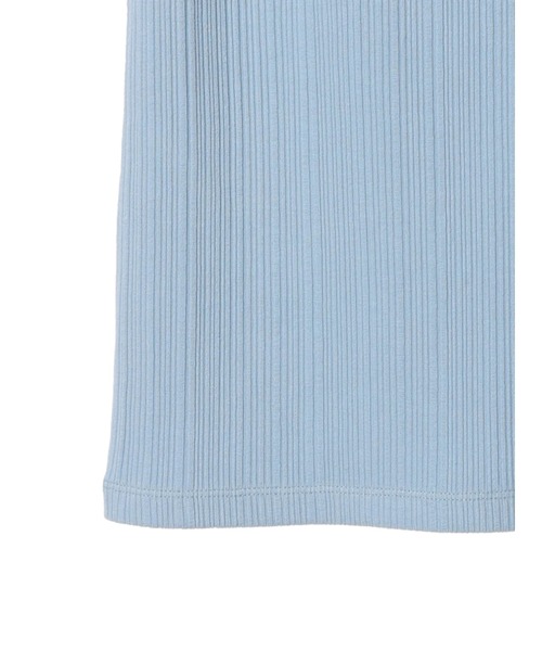 earth music&ecology（アースミュージックアンドエコロジー）の「バッククロスキャミソール（インナーウェア/肌着・レディース・モカ/ブラック/オフホワイト/サックスブルー・S/M）」の6枚目の写真