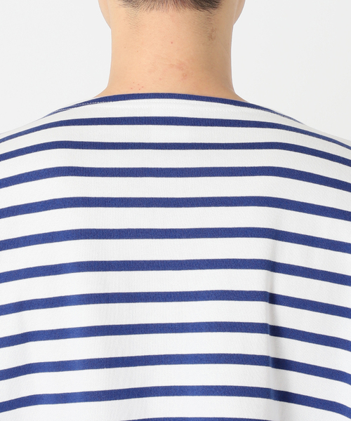 LOOPWHEELER for LOWERCASEリラックスボーダーバスクシャツ LOOPWHEELER for LOWERCASE】別注 リラックス ボーダーバスク