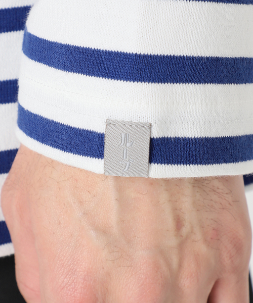 LOOPWHEELER for LOWERCASE】別注 リラックス ボーダーバスク