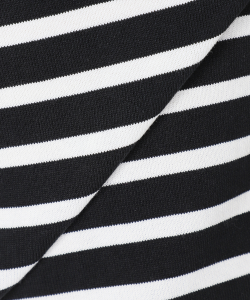 LOOPWHEELER for LOWERCASE】別注 リラックス ボーダーバスクシャツ（T