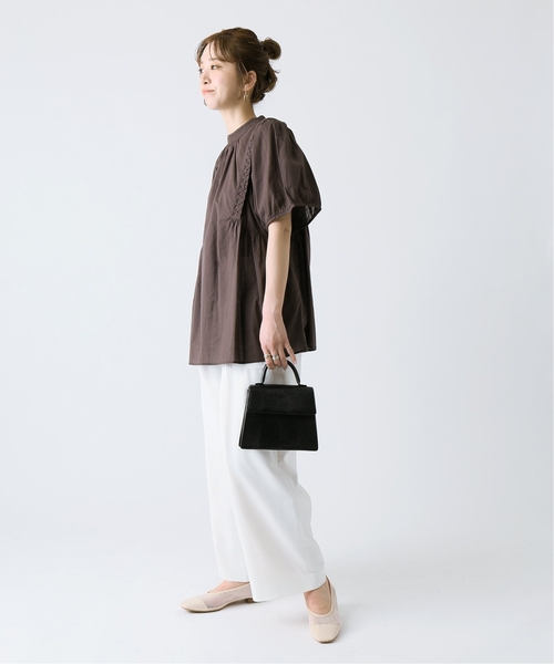 Simplicite(サンプリシテ)の「メッシュフラットシューズ(パンプス・レディース・ホワイト/ブラック・MEDIUM/LARGE/SMALL)」の14枚目の写真