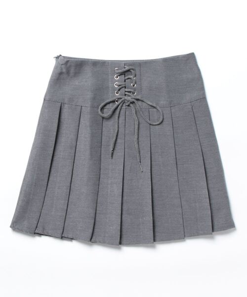 SPIGA（スピーガ）の「ﾚｰｽｱｯﾌﾟﾌﾟﾘｰﾂﾐﾆｽｶｰﾄ（スカート）」 - WEAR