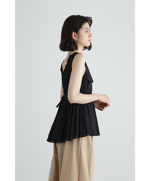 JILL STUART(ジルスチュアート)の「◆コットンローンプリーツブラウス(シャツ/ブラウス・レディース・ホワイト/ブラック・SMALL/MEDIUM)」の18枚目の写真