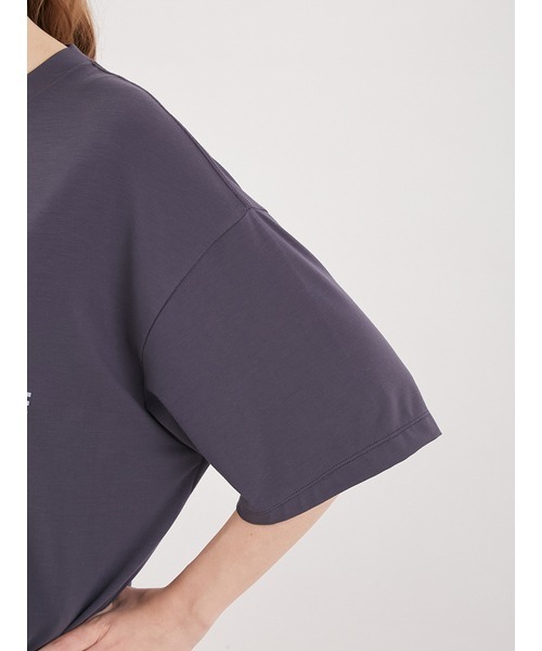 gelato pique（ジェラートピケ）の「【COOL】【UNISEX】シロクマワンポイントビッグTシャツ（Tシャツ/カットソー・レディース・ネイビー・S-M/M-L）」の20枚目の写真